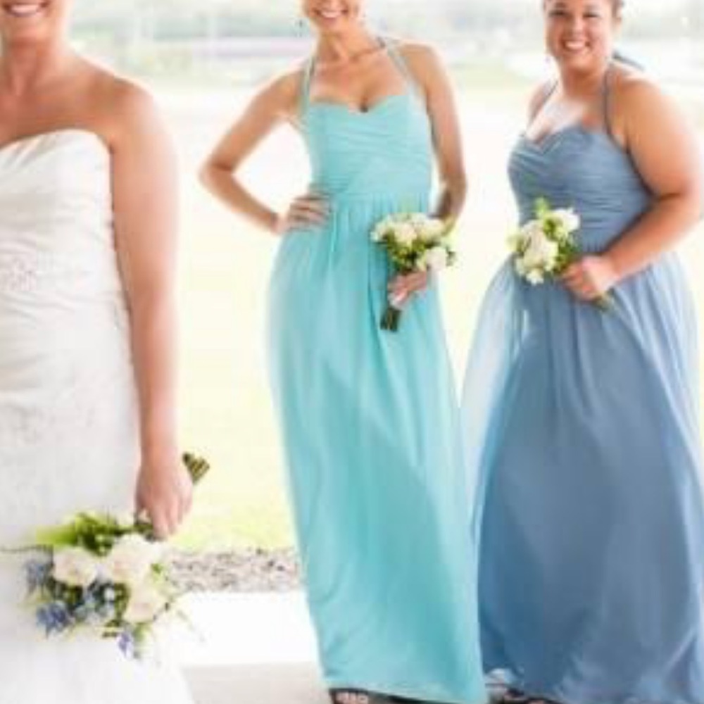 Alfred Angelo Bridesmaid dress, color-Pool.
